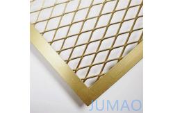 China Champagne Gold Architectural Expanded Metal Copper Mesh supplier
