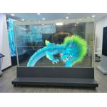 Transparent OLED Touch Screen Advertising Display Video Wall Freestanding 55inch for sale