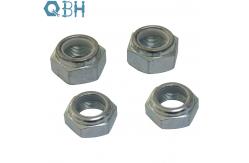 China Hexagon Head Thin Nylon Lock Nuts Fine Thread Of Hot Forging DIN985 supplier