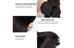 China Double Weft Straight Virgin Human Hair Bundles 8A Grade Free Tangle No Shedding supplier