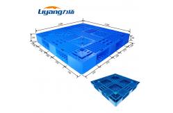 China 1200*1200 Blue Euro Pallets Made From Recycled Plastic For Warehouse supplier