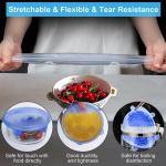 Kitchen 6pcs Reusable Stretch Round Silicone Stretch Lids Food Storage Cover Set