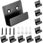 Supporting Fixed Hook Mounting Bracket Tile Display Wall Hanging Rack in Black Silver for sale