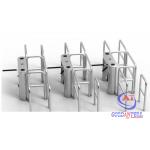 Bi Directional Ir Sensor Tripod Turnstile Gate Waist Height For Subway Station for sale