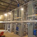 Automated Ventilated Layer Cage System Accommodates 120 Birds Across Four Tiers for sale