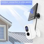 Waterproof Solar Powered Wireless Security Camera Night Vision Remote