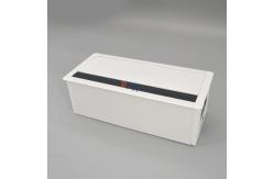 China Rectangular Management Grommet Wire Boxes For Computer Table supplier