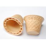 Homemade Wafer Cones For Ice Cream / Waffle Cone Bowls with Custom Logo for sale