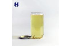 China Empty Tall Plastic Soda Cans Customized Size Plastic Cylinder Jar supplier