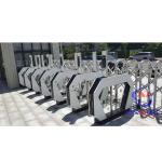 Outdoor Entrance QR Code Turnstile Fingerprint Face Recognition Turnstile for sale