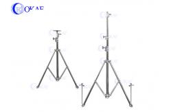 China Manual Lifting Tripod Telescopic Mast Pole For PTZ Camera supplier