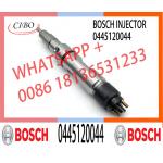 Diesel spare parts boschs common rail fuel injector 0445120044 for MAN truck TGA-24-480 for sale