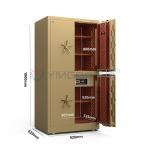 Fingerprint Lock Heavy Vault Safe Box Door For Security Four Doors for sale