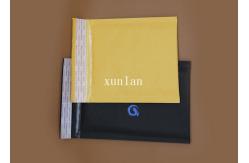 China Black Sealed Bubble Wrap Pouches , Recyclable Kraft Shipping Envelopes supplier