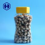 Clear 800ml Powder Beans Plastic Packaging Jar 180mm Height for sale