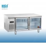 Low Noise Kitchen Storage Refrigerator With R600A Refrigerant And Glass Door for sale