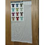 Breathable And Pure Cotton Striped Knit Fabric For T-Shirt for sale