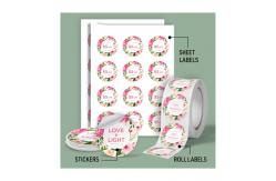China Special Adhesive Label Custom Wine Labels Transparent Sticker Paper Personalised Labels supplier