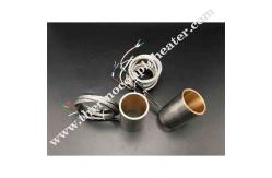 China Hot Runner Nozzle Heater Pressed In Brass Heater With Double Heating Elements supplier