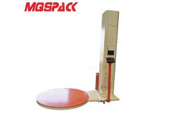 China Semi Automatic Pre Stretch Wrapping Machine With Weighing Scale supplier