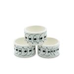15mm Heat Resistant White Pattern Washi Tape Stickers for sale