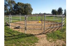 China Galvanized Welded Pipe Cattle Fence Panel 8FT Horse Farm Fencing Panels supplier