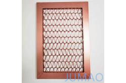 China 1x3 Copper Metal Mesh Divider Wall Partitions Cutomized supplier