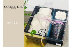 China Rubber Ceramic Gift Set Hot Water Bottle Warmer 1 Liters With Knit Cover supplier