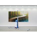 Automatic Splicing Wall Inkjet Printer Double Heads Ceramic Tiles 3d Vertical Mural Wall Printing Machine Wall Printer for sale