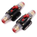 Car Audio Stereo 40A Automotive Circuit Breakers Panel Mount 12V 24V Inline Fuse Holder for sale