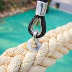 Children Suspension Hanging Rope Bridge UV Stabilized For Playground for sale