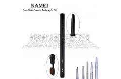 China Custom Waterproof Auto Eyebrow Pencil With Brush Silk Screen Printing supplier