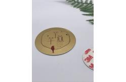 China Abrasion Resistance Self Adhesive Aluminium Labels For Perfume Container supplier