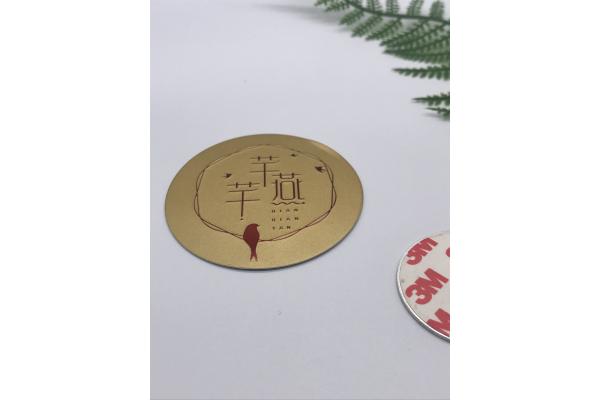 Abrasion Resistance Self Adhesive Aluminium Labels For Perfume Container