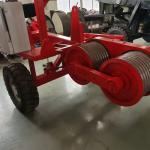 24V Electric  Diesel 77kw 7 Grooves 4T Cable Puller Stringing Equipment for sale