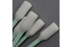 China Steam Autoclavable Industrial Foam Swabs 125mm With Polystyrene Handle supplier