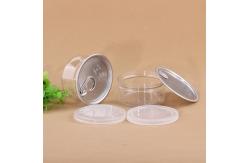 China Food Grade Transparent PP 3.5G Weed Metal Tuna Tin Cans supplier