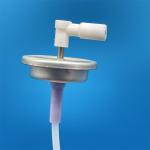 One inch metal stem air freshener dosing valve for aerosol tinplate can  for sale