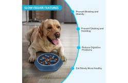 China Interactive Slow Feeder Bowl Anti Chocking For Small Medium Dogs supplier