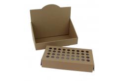 China Brown Cardboard Display Boxes Eco Friendly Display Stand supplier