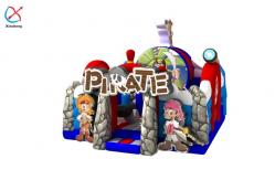 China Commercial Custom Inflatable Pirate Fun City Inflatable Castle For Kids supplier