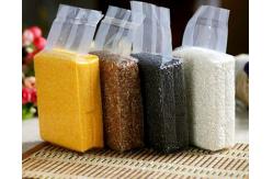 China FDA see through 150 microns Transparent Stand Up Pouch With Zipper supplier