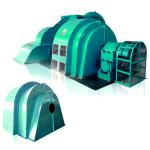 Impulse Turbine Generator For Power Plant / Hydropower Station for sale