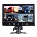 Car Headrest Rearview Monitor 9 Inch TFT LCD Car Monitor Split Screen Quad 4 Channel for sale
