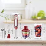 Household Electric Stick Blender 800W With BPA Free Food Chopper for sale