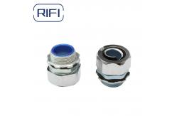 China 20mm 25mm connector Metalico Recto Flexible Conduit Connector supplier