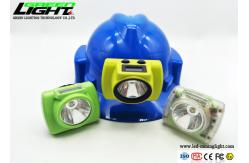China ATEX ABS 385lum 18000lux Coal Miners Helmet Light supplier