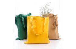 China Reusable Recycled Blank Plain Canvas Tote Bags Bulk For Grocery Eco Friendly supplier
