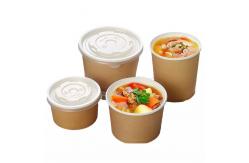 China Cheap Custom Eco-friendly Food Grade Recyclable PLA Coated 1000ml Disposable Paper Bowl supplier