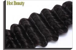 China 100% Cuticle Aligned Virgin Peruvian Hair Extension Deep Wave Natural and Smooth supplier